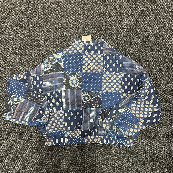 Shade Amour NWT sz S Quilted Batik Bomber - Picture 4 of 4